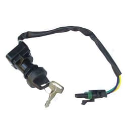 JRSAUTO Push Button Actuator Black Ignition Key Switch for Bombardier Can-Am Traxter 500 1999-2004