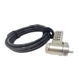 Sendt Black Universal Notebook Laptop Combination Lock Security Cable for Kensington Wedge Nano and Most Other Security Slots