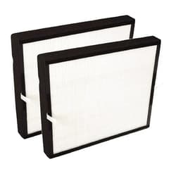 Nispira True HEPA Activated Carbon Air Filter Replacement Set Compatible with Air Purifier A350 A375. Compared to Part BF25A 2 Packs