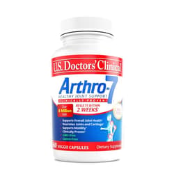 U.S.DOCTORS'CLINICAL U.S. Doctors’ Clinical Arthro-7 - Clinically Proven Joint Support Complex with Turmeric, MSM, Collagen, Bromelain for Flexibility, Mobility, and Strong Cartilage - 60 Capsules - 15/30-Day Supply