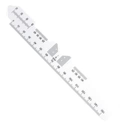 Yocimango Wear Resistant PD Ruler Glasses Pupil Distance Ruler Measure Pupillary Distance Scale Order Online Pupil Distance Measurement Tool for Eyeglasses -1PCS