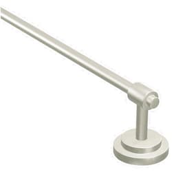 Moen DN0724BN Iso 24-Inch Single Towel Bar, Brushed Nickel