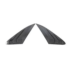 DJDIRT Rear Window Louver Shutter Cover Trim Compatible with Kia K5 Optima DL3 2021 2022 2023 Carbon Fiber Side Vent Trims Sticker Car Accessories