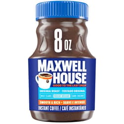 Maxwell House Original Roast Instant Coffee, 8 oz Jar