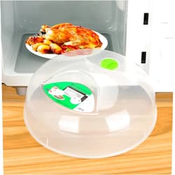 HENYU Microwave Splatter Cover, Microwave Cover for Food, Large Microwave Plate Cover Guard Lid with Steam Vents Keeps Microwave Oven Clean, 11.5 Inch BPA Free & Dishwasher Safe