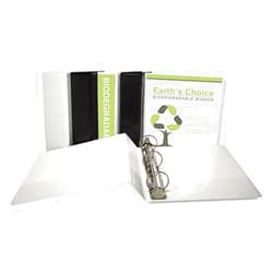 Samsill : Earths Choice Biodegradable Round Ring View Binder, 3