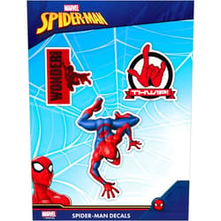 WALL PALZ Marvel Spider-Man Decals - Set of 3 Vinyl Stickers for Water Bottle Bike Helmet Car Laptop Skateboard - Marvel Stickers for Kids and Adults