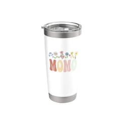 Momo Mother's Day Gifts Flower Decorations Momo Gifts Women Wildflower Floral Design Momo Stainless Steel Insulated Tumbler