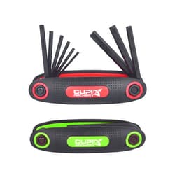 NC93 Archery Allen Wrench Tool 9 in 1 Universal Multi Wrench Foldable Inch Repairing Tool Multi Wrench Tool for Archery Adjustment Bows
