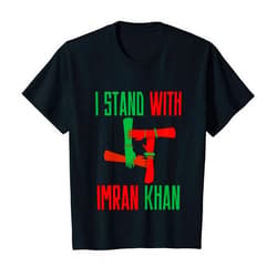 Stand With Imran Khan PTI Kids I Stand With Imran Khan PTI Party Pakistan Support Freedom T-Shirt