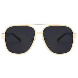 SOJOS Retro Oversized Square Aviator Sunglasses for Women Men Classic UV400 Protection Shades SJ1214