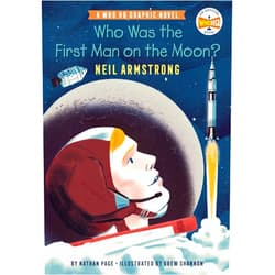 Nathan Page,Who HQ,Drew Shannon Who Was the First Man on the Moon?: Neil Armstrong: A Who HQ Graphic Novel (Who HQ Graphic Novels)