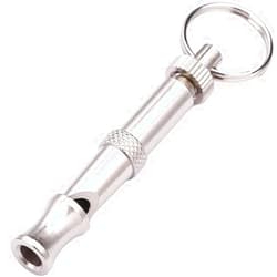 Jinshining Silver Adjustable Ultrasonic Dog Whistle,Portable Whistle Pet Whistle Supersonic Whistle Dog Whistles for Pet Training，Training and Behavior Aids，Dog Whistles