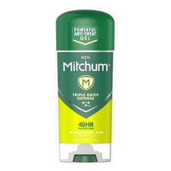 Mitchum Men's Deodorant by Mitchum, Antiperspirant, Triple Odor Defense Gel Stick, 48 Hr Protection, Dermatologist Tested, Alcohol Free, Mountain Air, 3.4 Oz (Pack of 1)