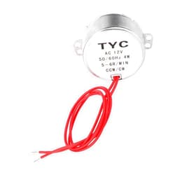 Hyuduo TYC30, TYC30 Synchronous Motor, AC 12V 4W 5 6RPM CCW CW Reversible Electric Synchron Motor with Wire electric fan motors