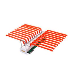 AIGOEGJJWWGGN Heavy Duty Hanger Trousers Rack,Tie Holder Hanger Rail,Pants Hangers for Wardrobe