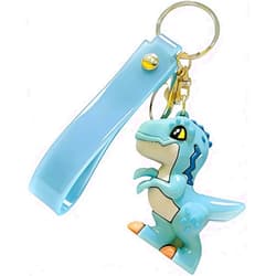 Ruoming Cute Cartoon Dinosaur Keychain, T-Rex Design, Car Ornament Accessory, Decorative Small Gift