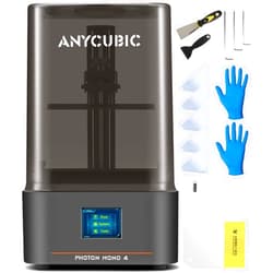 ANYCUBIC 10K Resin 3D Printer, Photon Mono 4 LCD 3D Printer with 7-inch Mono Screen, Upgraded LighTurbo Matrix and Printing Platform, Printing Size of 6.04''x3.42''x6.49''