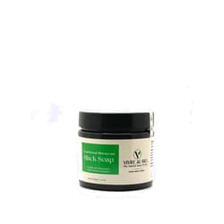 Vivre Au Bio 100% Natural Traditional Handmade Moroccan Black Soap Infused with Eucalyptus 200g. Made in Morocco with 100% Moroccan Sourced Ingredients. ISO & GMP Certified.