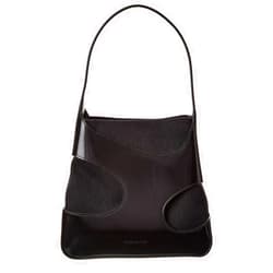 Salvatore Ferragamo Ferragamo Cut Out Detail Leather Shoulder Bag