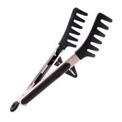 SWOOMEY Pasta Clips Barbecue Tong Stainless Steel Kitchen Tongs Cake Tongs Pasta Server Food Ice Tong Vegetable Tong Spaghetti Sever Fruit Tongs Baking Tong Silicone Human Body Tool