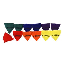 Sportime Triangle Bean Bags -1478834, Small, 6-Color, Set of 12