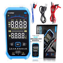 YuqiaoTime FNIRSI S1 Smart Digital Multimeter 9999counts AC DC Voltage Resistance Capacitance Diode NCV Hz Live Wire Color Display Tester