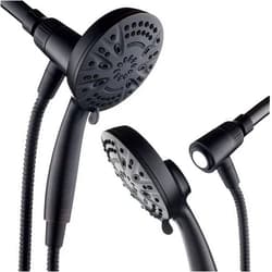 AquaDance New Magnetic Guidance Docking System - High-Pressure 8-setting Handheld Shower Head with Giant 5 inch Face, Magnetic Bracket, Extra-long 72 inch Stainless Steel Hose/ORB Finish