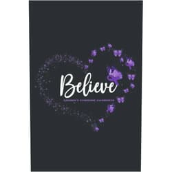 Potong Paris Sjogren S Syndrome Awareness Butterfly Believe: Lined Journal & Diary for Writing & Notes with Memo Diary Subject Notebooks Planner, 6x9 inches, 120 Page