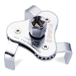 Spurtar Universal Oil Filter Wrench 3 Jaw Adjustable Oil Filter Removal Tool, 2 Way Oil Filter Wrench for Removing Oil Filters from Diameters 2-1/2'' to 4-9/16''