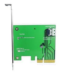 Micro SATA Cables Slim SAS (SFF-8654) to PCIe 4 Lane Adapter