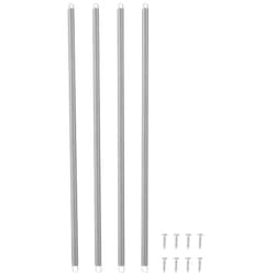 TonGass (4-Pack 1 ft RV Screen Door Spring Closure Kit- Stainless Steel- Universal Fit for Square and Radius Screen Corners- Double Action Spring Returns Door to Close Position- 4 Springs& 8 Screws