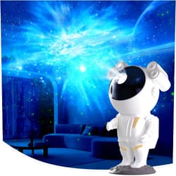 Kathluce Galaxy Projector, Tiktok Astronaut Nebula Night Lights, Remote Control Timing and 360°Rotation Magnetic Head,Star Lights for Bedroom,Gaming Room Decor