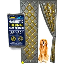 Flux Phenom Flux Upgraded Heavy Duty Magnetic Insulated Door Curtain 38