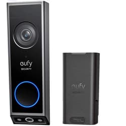 eufy Security Video Doorbell E340, Extra Rechargeable Battery Pack with USB-C, 2K Full HD, Dual Cameras, Long-Lasting Backup Power, Color Night Vision, Quick-Release Battery Pack, No Monthly Fee