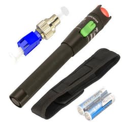 BOOTOP PIN Visual Fault Locator 30mW 30KM, VFL Tester Kit, FC Male to LC Female Adapter, Fiber Tester Detector Red Light Pen for Fiber Network Cable Test CATV Telecommunications by BOOTOP