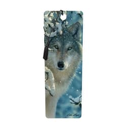 3D LiveLife Bookmark - Broken Silence from Deluxebase. A Wolf book marker with lenticular 3D artwork licensed from renowned artist Colin Bogle