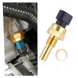 Carleef Engine Coolant Temperature Sensor,Standard OEM#213-4514 12608814 Coolant Temp Sensor Compatible with GMC Cadillac Buick Chevy,Ideal Automotive Replacement ECT Sensor Accessories