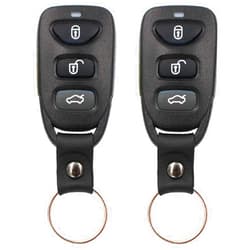 WeChance 4 Buttons Key Fob Remote Control Case Shell Replacement OSLOKA423T for Hyundai 2007-2015 Sonata Kia 2010-2014 Forte 2008-2017 Elantra 2006-2010 Optima 2007-2009 Spectra (2PCS)
