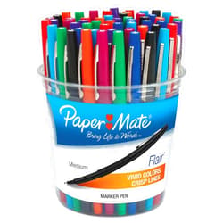 Paper Mate Flair Felt Tip Marker Pen, Assorted Ink, Medium, 48 Pens/Set (PAP4651)
