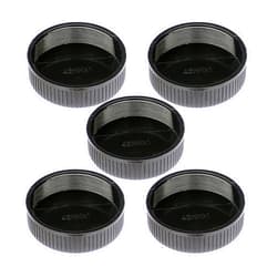 Fotasy (5 Packs) Fotasy Lens Rear Caps for M42 42mm Screw Mount Lens, M42 Lens Cap, M42 Lens Rear Cap, 42mm Screw Mount Lens Cap, M42 End Cap, fits Pentax Takumar/MamiyaSekor/Helios M42 Lens, etc