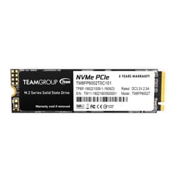 TEAMGROUP MP33 2TB SLC Cache 3D NAND TLC NVMe 1.3 PCIe Gen3x4 M.2 2280 Internal Solid State Drive SSD (Read/Write Speed up to 1,800/1,500 MB/s) Compatible with Laptop & PC Desktop TM8FP6002T0C101