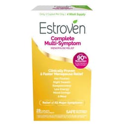 I-Health, Inc. Estroven Complete Menopause Relief | All-In-One Menopause Relief* | Safe and Effective | Reduce Multiple Menopause Symptoms*1 | Reduces Hot Flashes and Night Sweats* | One Per Day | 28 Count