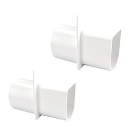 Adabuing DEA End Adapter for Deck Drain fit for Stegmeier Channel Drain, Frontier Deck Drain, Deck Drain and Treadmaster Commercial Drain, fit 1 1/2