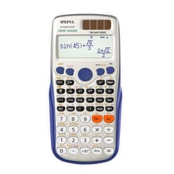 IPepul Scientific Calculators, IPepul Math Calculator with 417 Function, Solar Battery Power and 4-Line Display, School Supplies for Middle High College Students Teachers(991ES Plus)