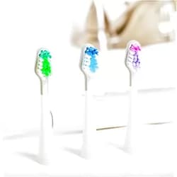 Smile Bright Store Platinum Sonic Toothbrush Replacement Brush Heads - Soft Bristles, Original Version (Pack of 3)