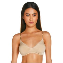 Hanes Women's Wireless T-shirt Bra, Moisture-wicking Convertible Smoothing Bra, Full-coverage