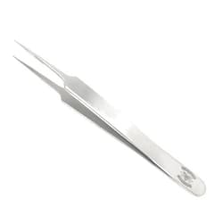Scientific Labwares High Precision Stainless Steel Lab Tweezers/Forceps with Straight Tapered Ultra Fine Point