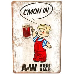 PDTXCLS Keviewly NOT A&W Root Beer Dennis The Menace Tin Signs Metal Poster Warning Sign Decor for Garage Home Garden Retro Tin Sign Wall Birthday Party Bar Cafe Kitchen