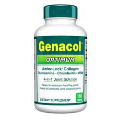 Genacol Optimum – Glucosamine, Chondroitin, MSM & Ultra-Hydrolyzed Collagen, Joint Support Tablets, 180 Count (60-Day Supply)